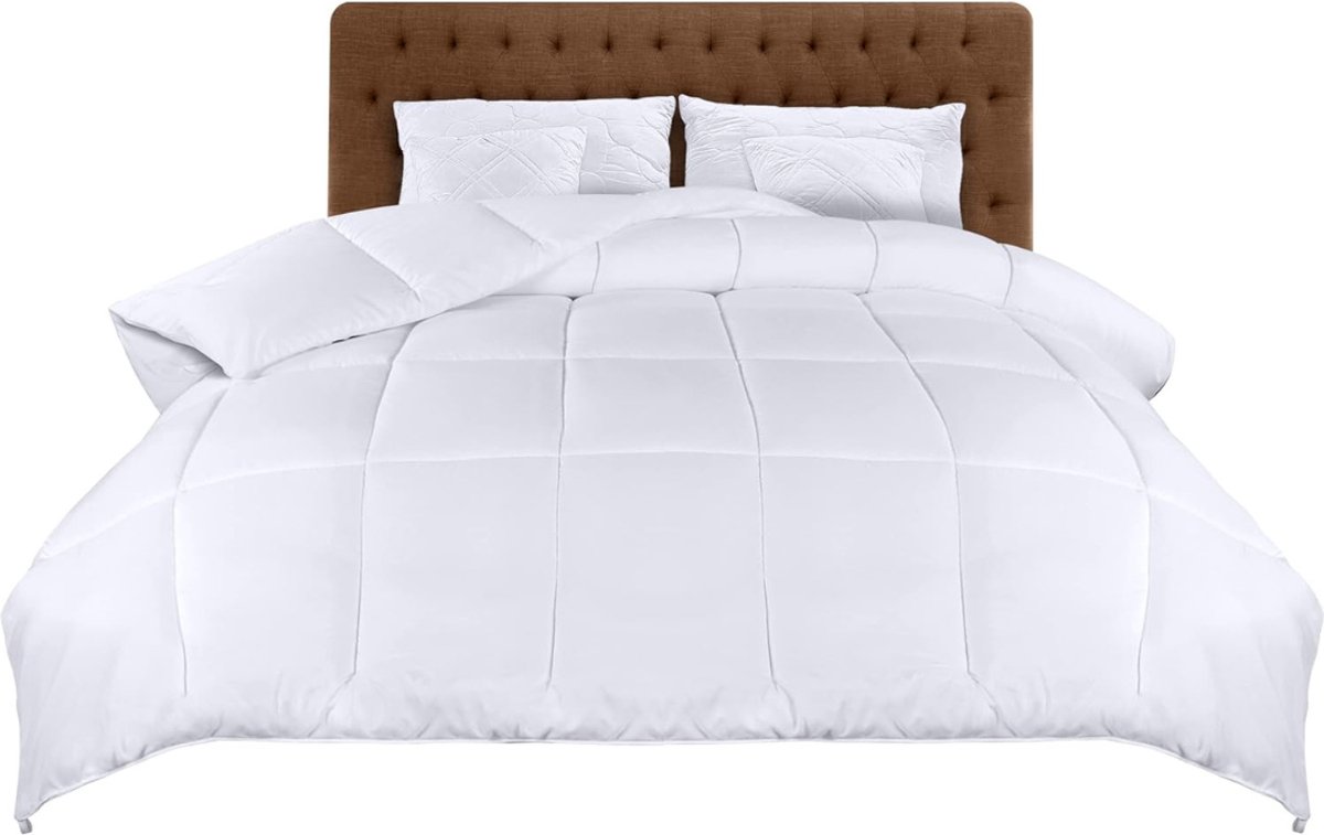 GTB® Dekbed 180x200 - Dekbed - Tweepersoons - Wit - 180cm x 200cm x 10cm