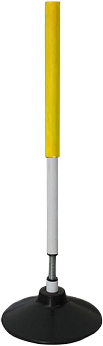Trainingsstokken Voetbal - Snelheidspalen Sport - Verbeter Wendbaarheid - Snel Rebound Mechanisme - 24 Inch Hoog - Geel