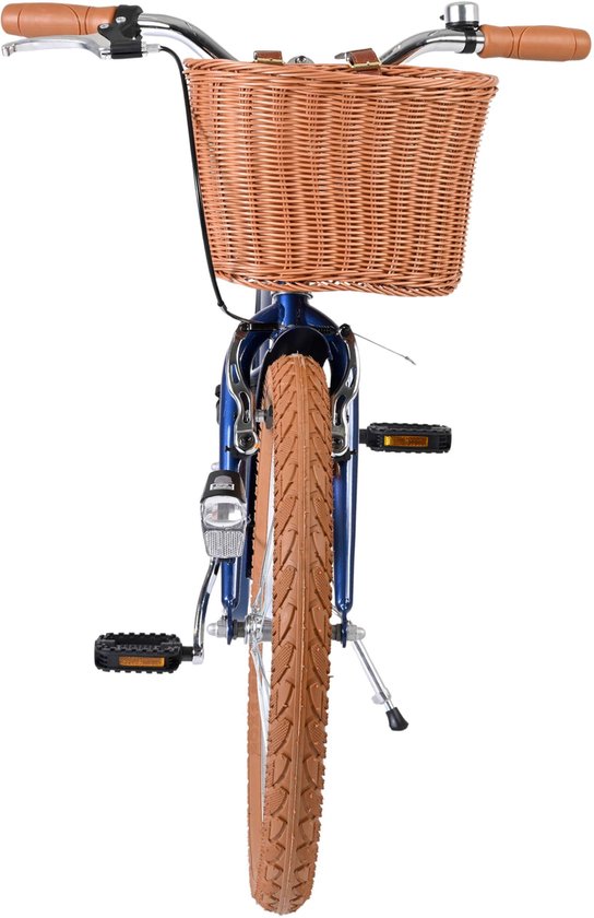 Volare Ashley Kinderfiets - Meisjes - 20 inch - Donkerblauw van Volare — afbeelding 3