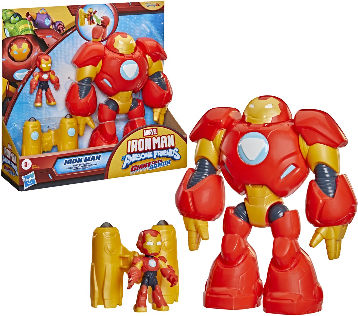 Marvel's Iron Man and His Awesome Friends - Supergroot Armor - Speelset