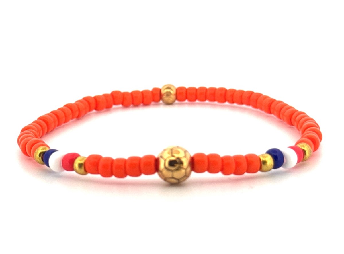 Herenarmband - WK2026 - voetbal - nederlands elftal - 4mm - Ibizamen