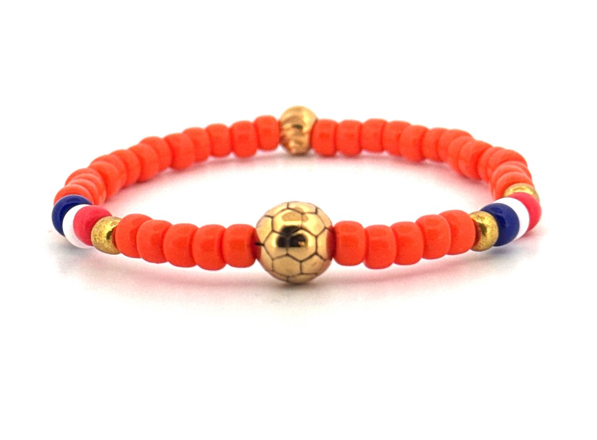 Jongens armband - WK2026 - voetbal - nederlands elftal - 4mm - Ibizamen KIDS
