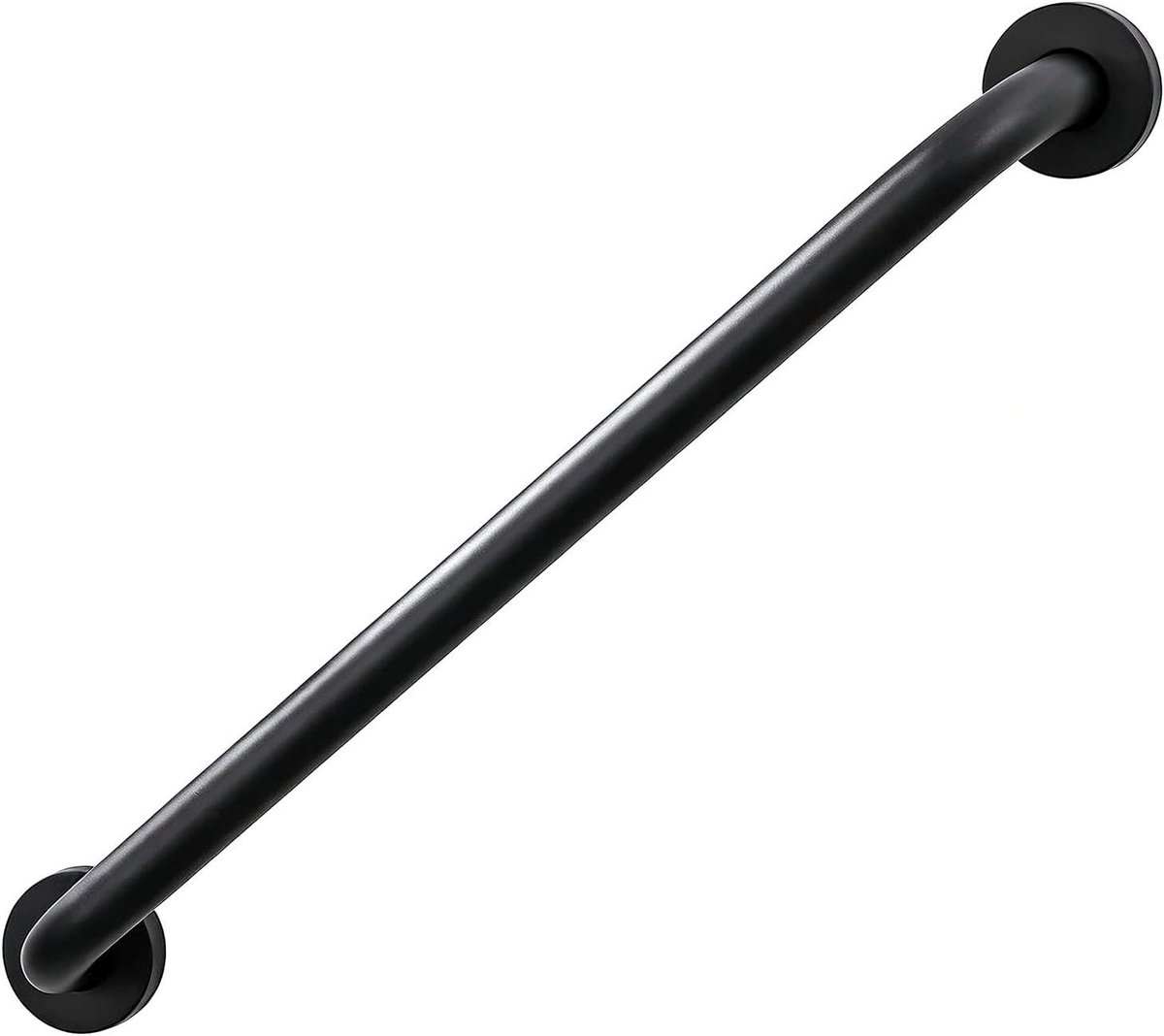Veiligheidshandgreep Badkamer - Douchegreep Antislip - Extra Zekerheid - Roestvrij Staal - 150 cm - Zwart