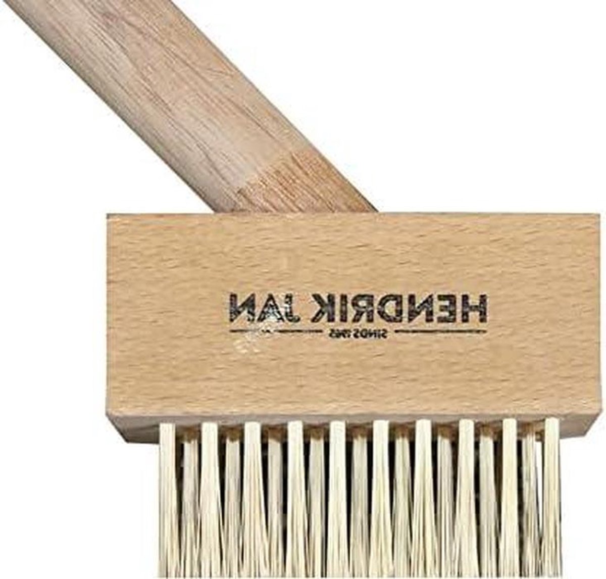 Onkruidborstel Staal - Voegenreiniger Hout - Terras Schoonmaken - Met Houten Steel - 4 x 10 cm - Niet gespecificeerd