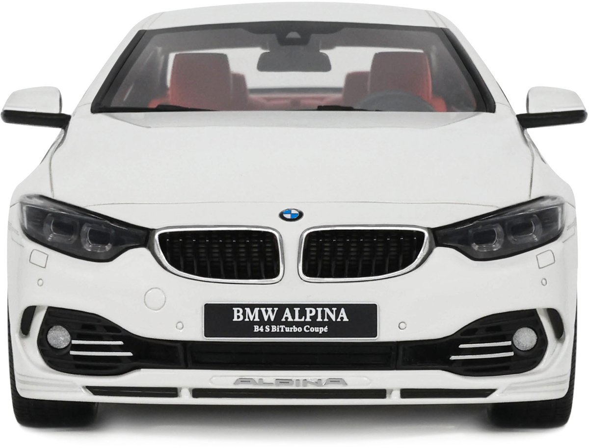 Alpina B4 Bi-Turbo modelauto 1:18 GT Spirit GT963 Alpine White