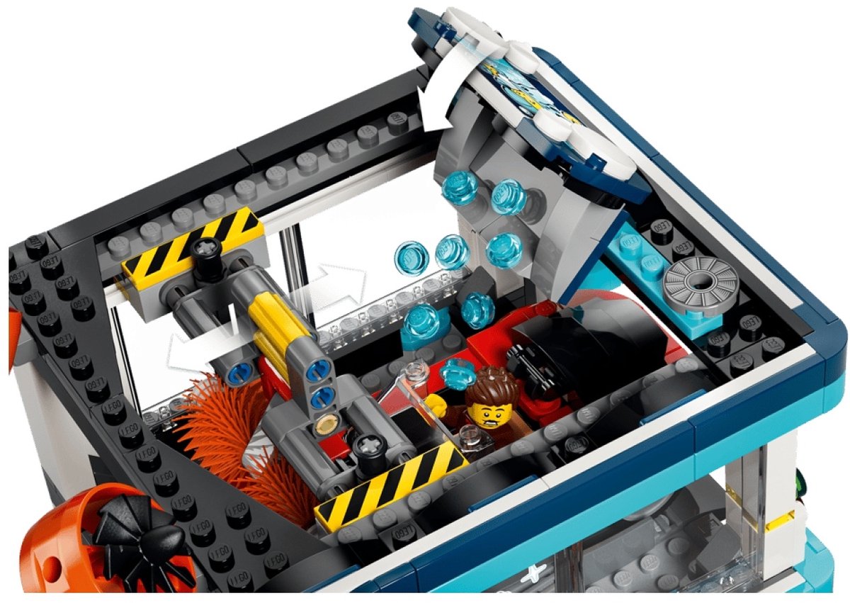 LEGO City Autowasstraat Auto Bouwpakket voor Kinderen Vanaf 6 Jaar 60497 — afbeelding 9