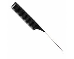 Haar in Stijl® Kam 06926 - Carbon Antistatische Puntkam - Haakkam - Metaal
