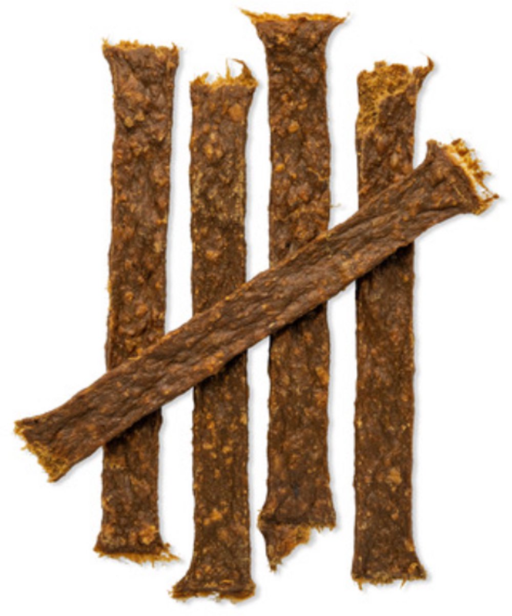Premium Vleesstrips van Paard (250gr) – 19cm – Hypoallergene Hondensnack – 100% Puur Gedroogd Vlees – Graanvrij & Glutenvrij