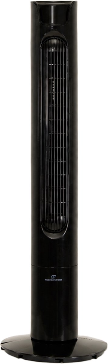 A-Flow Torenventilator Pure - Ventilator met afstandsbediening - Staande ventilator deluxe - LED Display - 3 Snelheden - Zelfdraaiend - 3 Windmodi - Timer - ECO mode