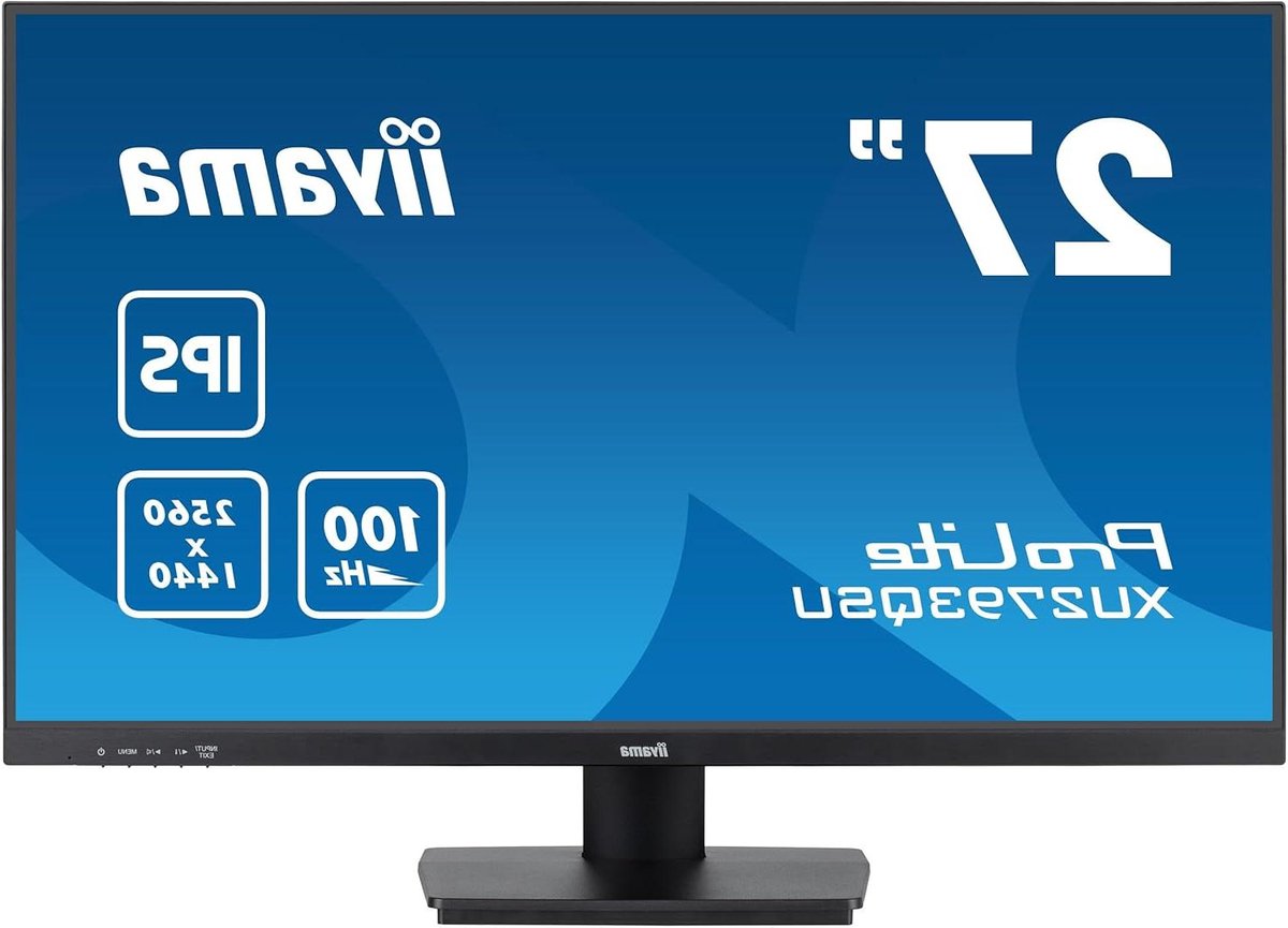 Desktop Monitor - QHD LED - Werk en Entertainment - IPS Paneel - 27 inch - Zwart
