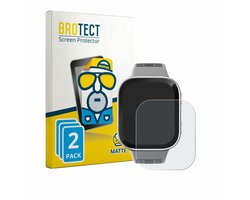 BROTECT - Screenprotector voor Amazfit Bip Max - Folie Beschermfolie matte 2 Stuks