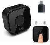 Thingy® Ultra Mini 2-in-1 CarPlay Dongle - Draadloos CarPlay & Android Auto - Android Auto Dongle - Makkelijk Switchen Tussen Telefoons - Extra Klein Model - Snelle & Stabiele Connectie - Draadloos CarPlay