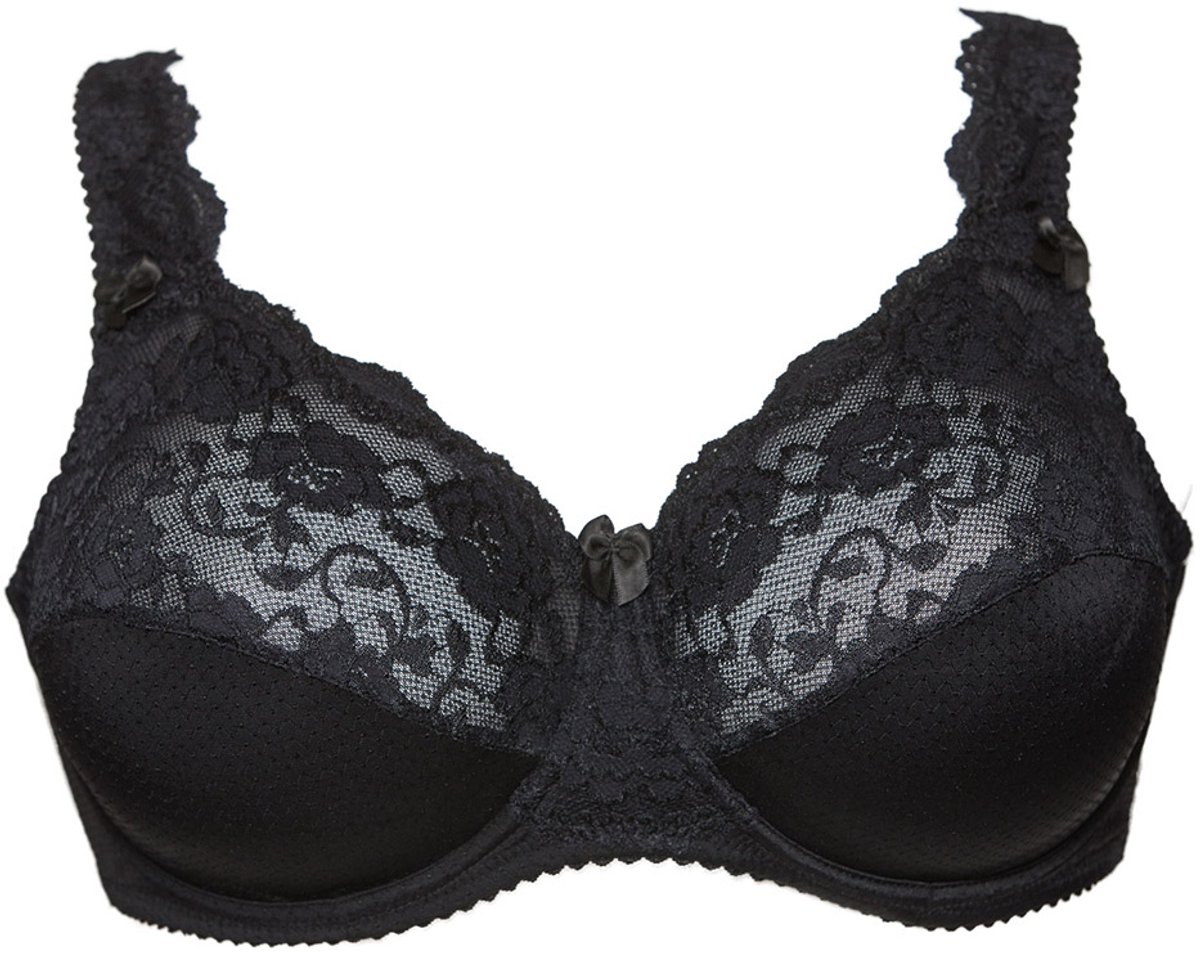 PLAISIR by Ulsoe Plaisir Beate beugel BH zwart 105C-grote maten met draagcomfort