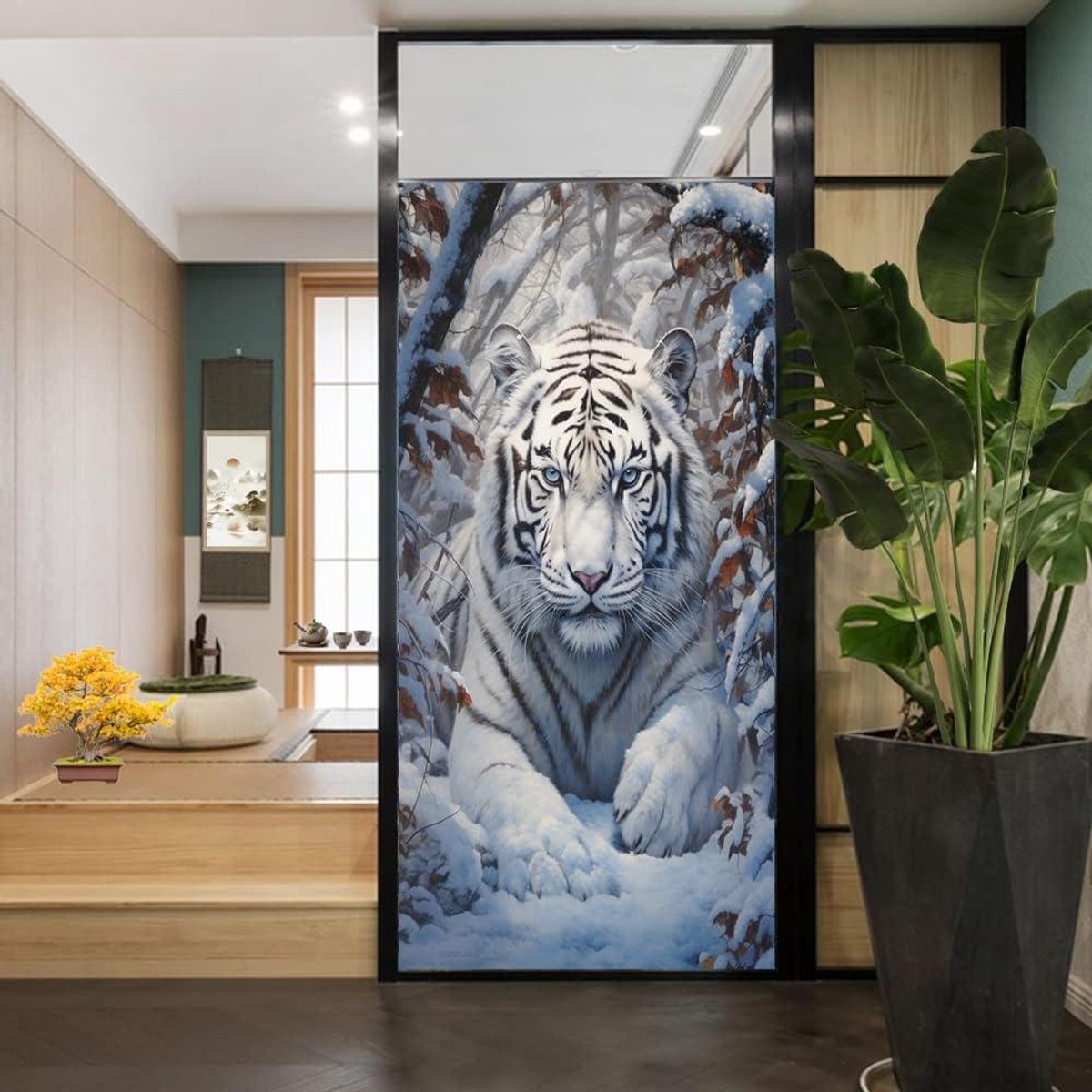 Raamfolie Decoratief - Privacy Glasfolie - Huis Decoreren - Lijmvrij Statisch - 70x100 cm