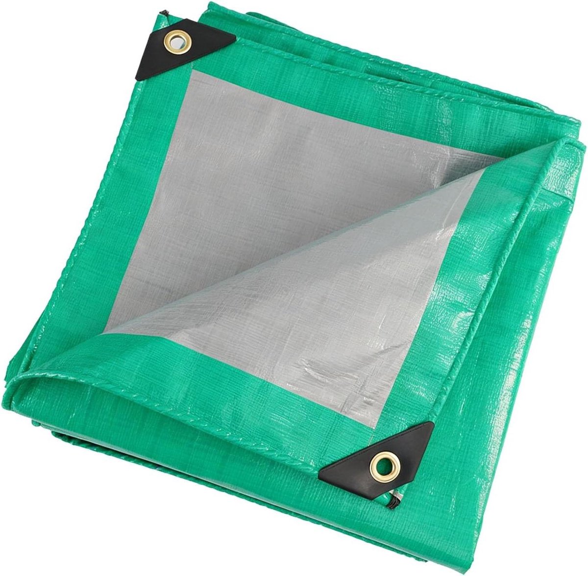 Waterdicht Zeil - Afdekzeil Robuust - Bescherming Buiten - Versterkte Oogjes - 140 x 250 cm - Groen