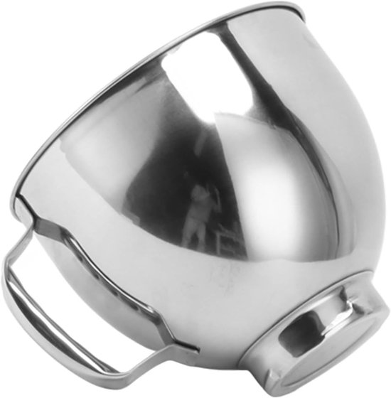 Roestvrijstalen Mengkom - Bak Kom - Keukenmixer Accessoire - Duurzaam 304 Materiaal - 5QT Capaciteit — afbeelding 4