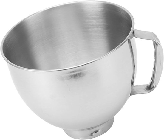 Roestvrijstalen Mengkom - Bak Kom - Keukenmixer Accessoire - Duurzaam 304 Materiaal - 5QT Capaciteit — afbeelding 3