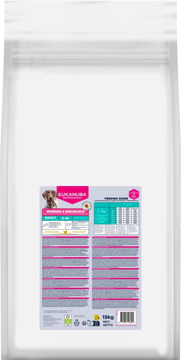 Eukanuba EUKANUBA Special Care PRO Volwassenen, Werken & Uithoudingsvermogen