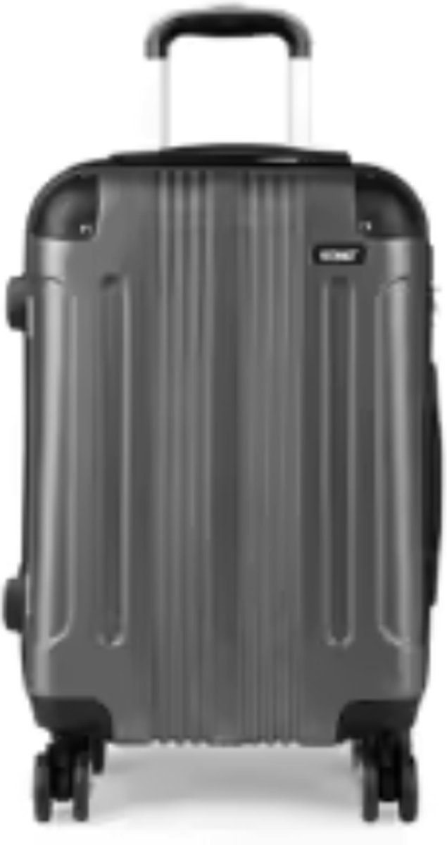 Geargalaxy Koffer - Trolleykoffer - Hardcase Koffer - Trolley - Reisbagage - Reiskoffer voor Reizen - 65L - 65x42x26cm - Grijs
