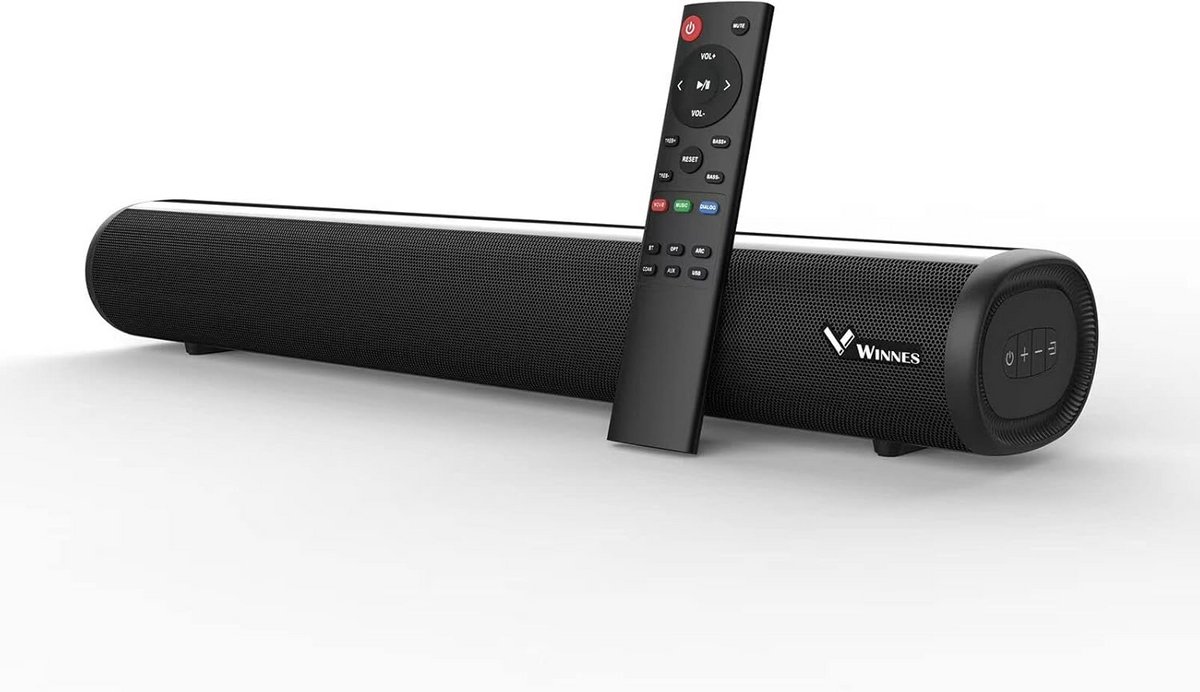 Soundbar voor tv - Bluetooth luidspreker - Thuisbioscoop geluid - 3 EQ modi - 50 cm breed - Zwart