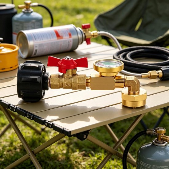 Gasniveau Indicator - Tankmeter - Barbecue Controle - Visuele Weergave - 16 x 6 x 5.5 cm - Zwart — afbeelding 4