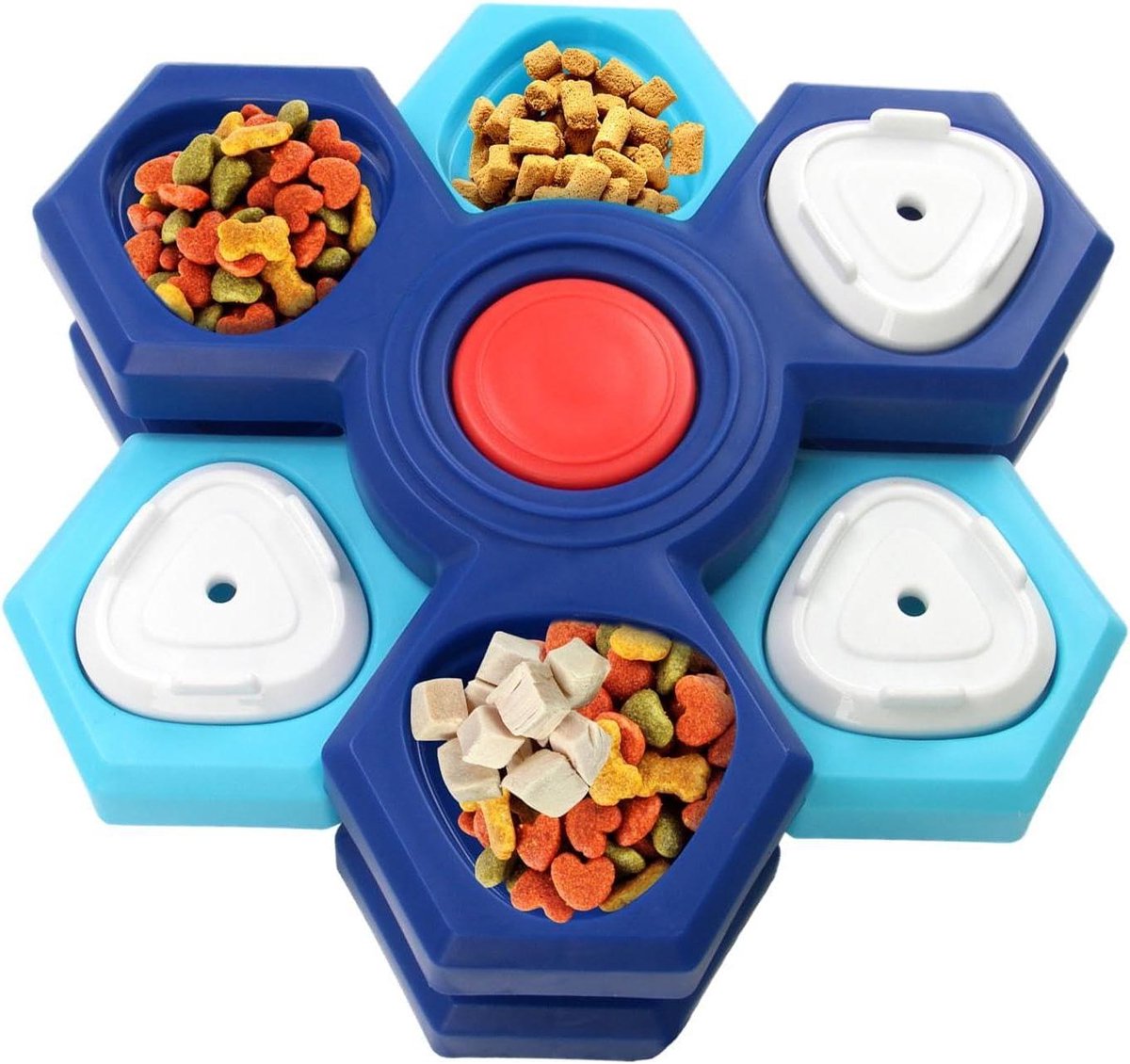 Hond Slow Feeder - Huisdier Likken Schotel - Gezond Eten Bevorderen - Roterende Lagen - 19x166x43 cm - Niet gespecificeerd