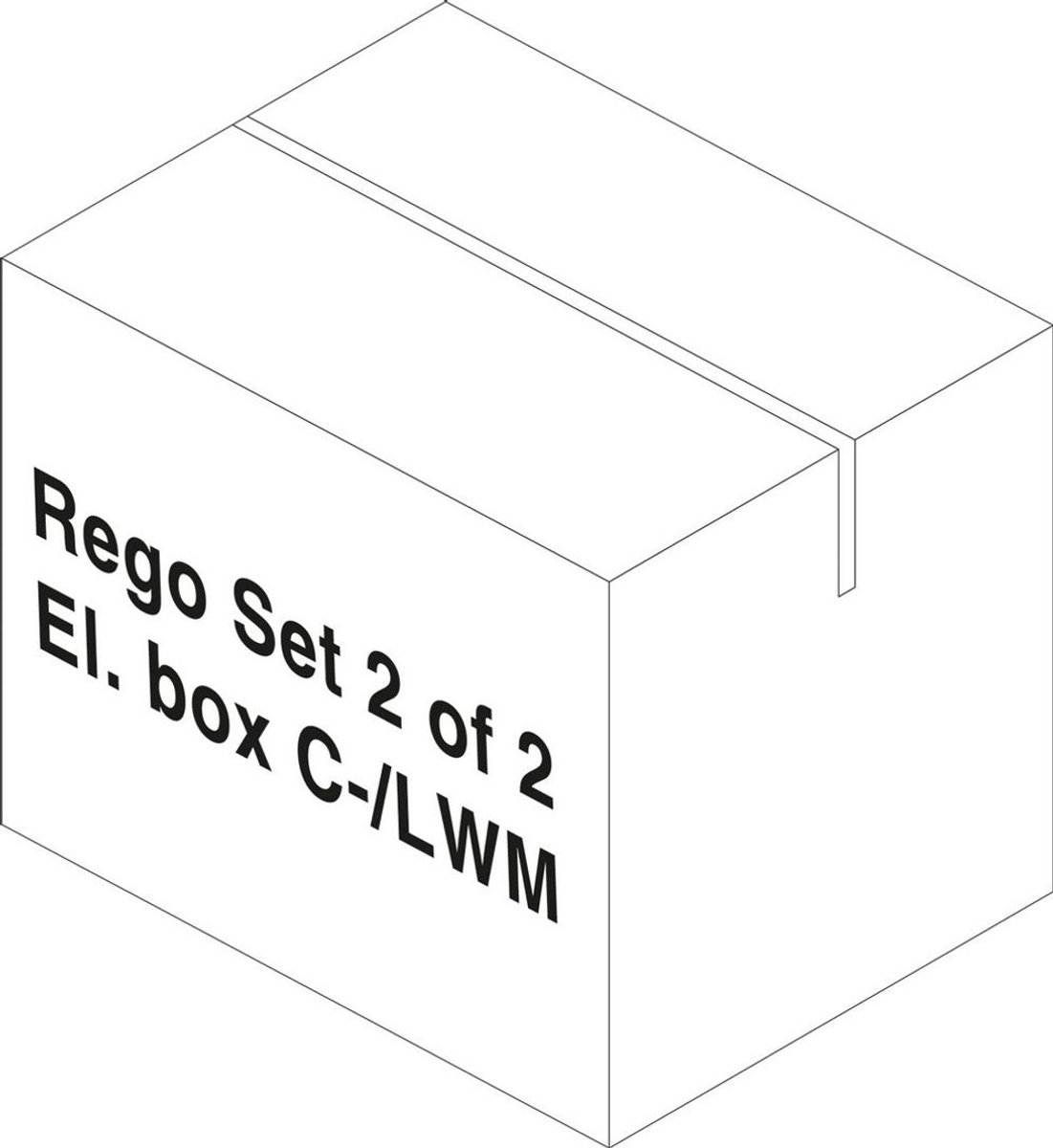 BOSCH Rego Set 2/2 schakelkast E-/LW, 8738212839