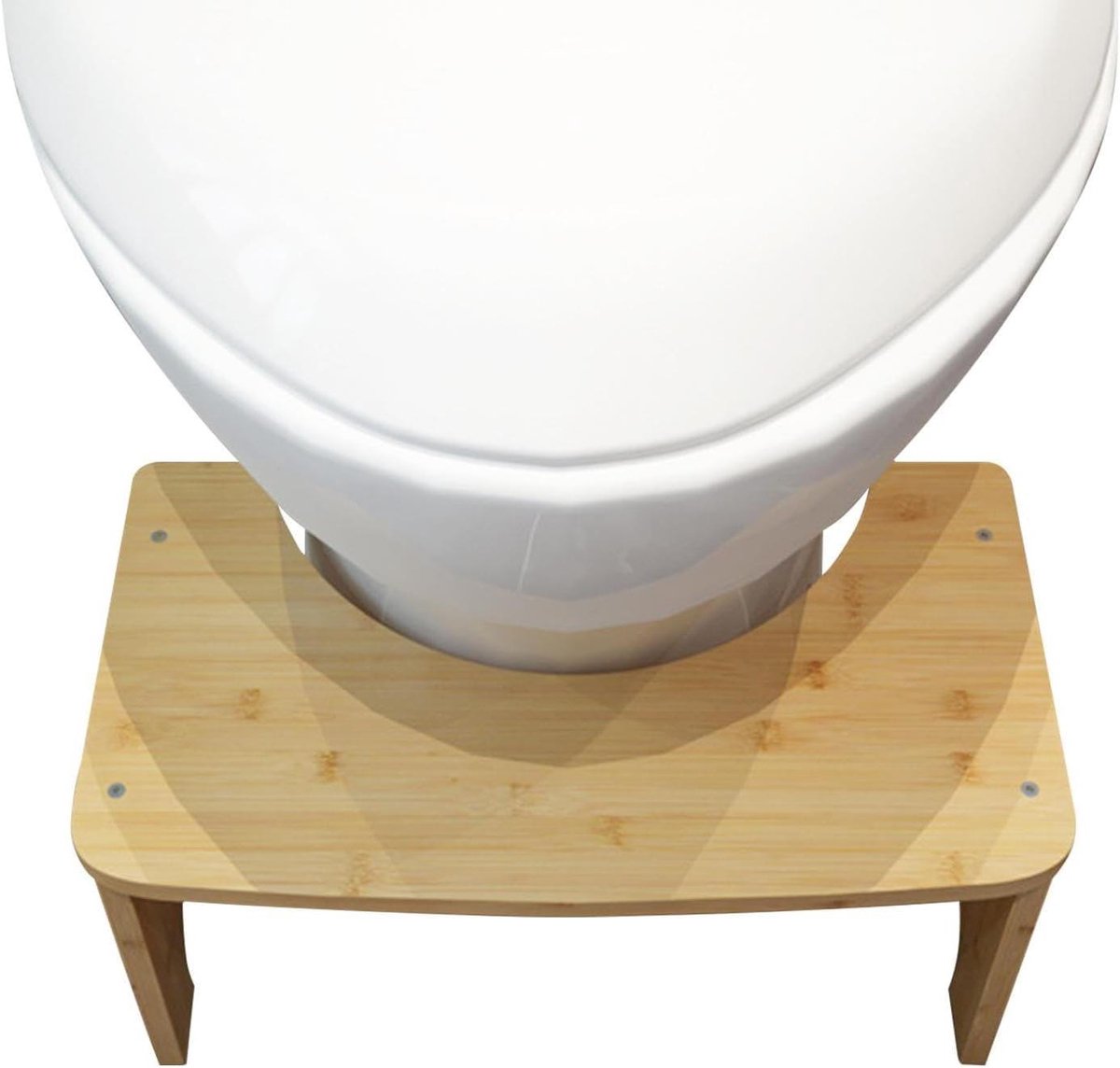 Toiletkruk - Hulpmiddel Poepen Voetenbank - Verbeteren Stoelgang - 35 Graden Hoek - 39x22x16.5cm - Bruin