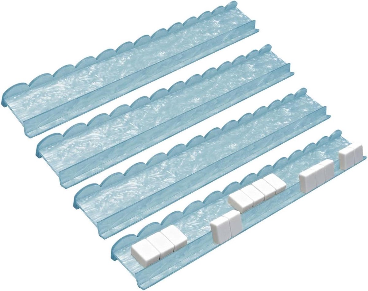 Mahjong Tegelrekken - Mahjong Tegelhouders - Mahjong Spelen - Geschulpte Antislip Rand - 54 x 16 x 4 cm