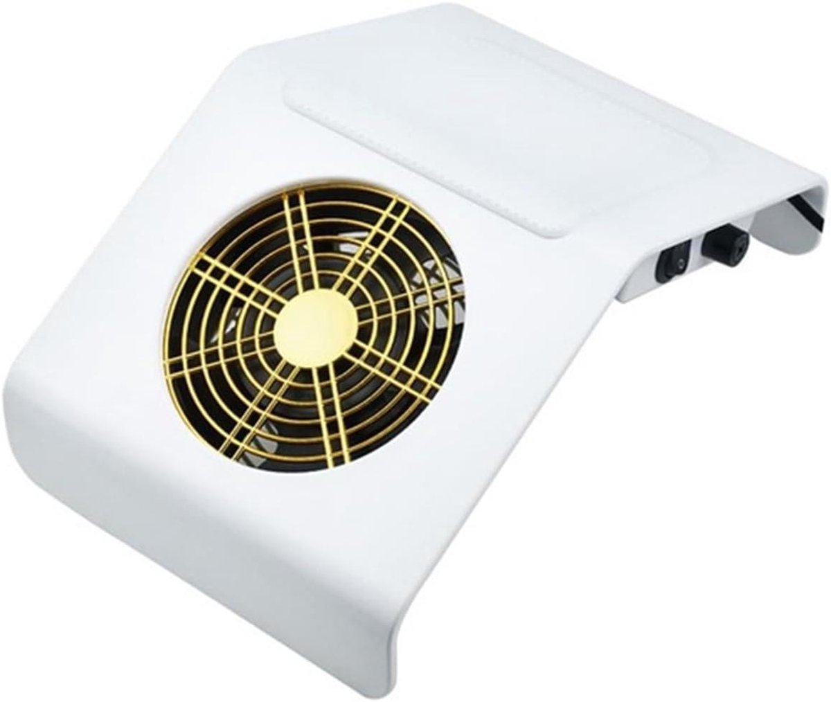 Nagelstof Afzuiger - Nagelstofzuiger Ventilator - Nagelstyling Salon - Krachtige Zuigkracht - 80W Vermogen - Zwart