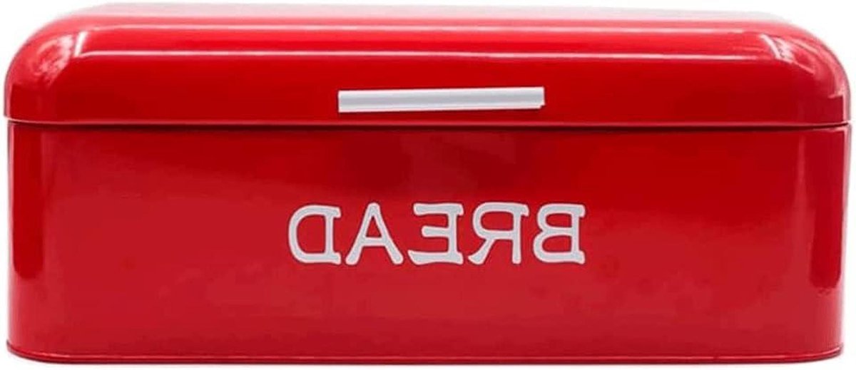 Broodtrommel - Broodbox - Brood bewaren - Grote capaciteit - 42x22x16cm - Rood