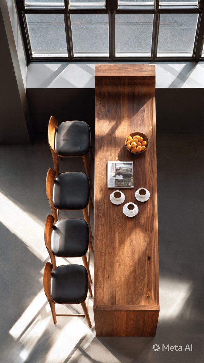 Bartafel 43 x 45 x 75 cm – Wandgemonteerde Massief Houten Statafel, Smalle Keukenbar, Balkonbar, Koffiebar met Reling voor Kleine Ruimtes – Mobili Bella
