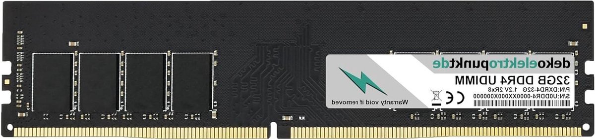 32GB RAM geheugen geschikt voor Shuttle SH570R8, DDR4 UDIMM