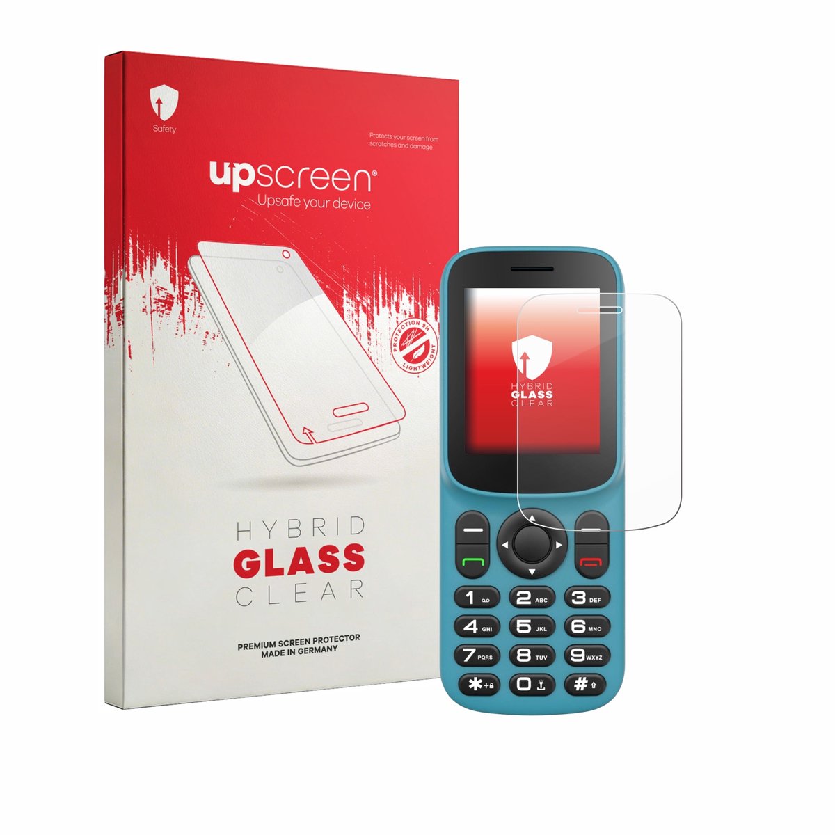 upscreen - Screenprotector voor Uleway T185 - Folie Beschermfolie Beschermglas transparant