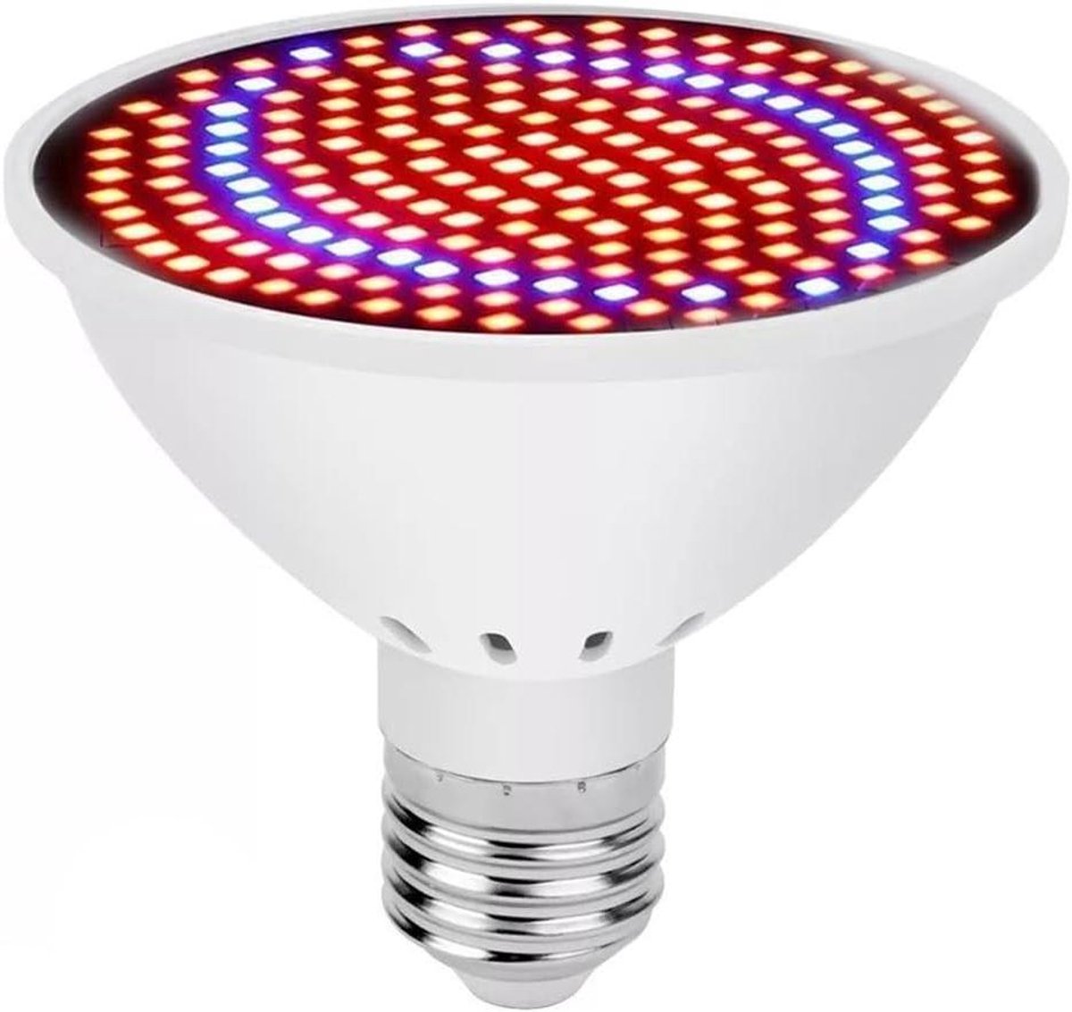 Groeilamp E27 - Plantenlamp LED - Binnen tuinieren - Volledig spectrum licht - 9x9x9 cm - Wit