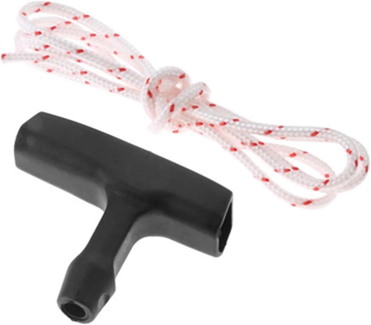 Grasmaaier Trekkoord - Startkabel Onderdeel - Motor Starten - Duurzaam Polyester - 7 cm Handvat - Zwart