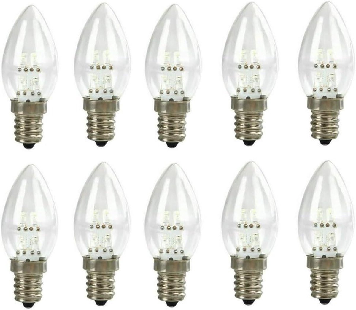 LED Kaarslamp - Kroonluchterlamp - Huisdecoratie - Energiebesparend - E12 - Koud Wit