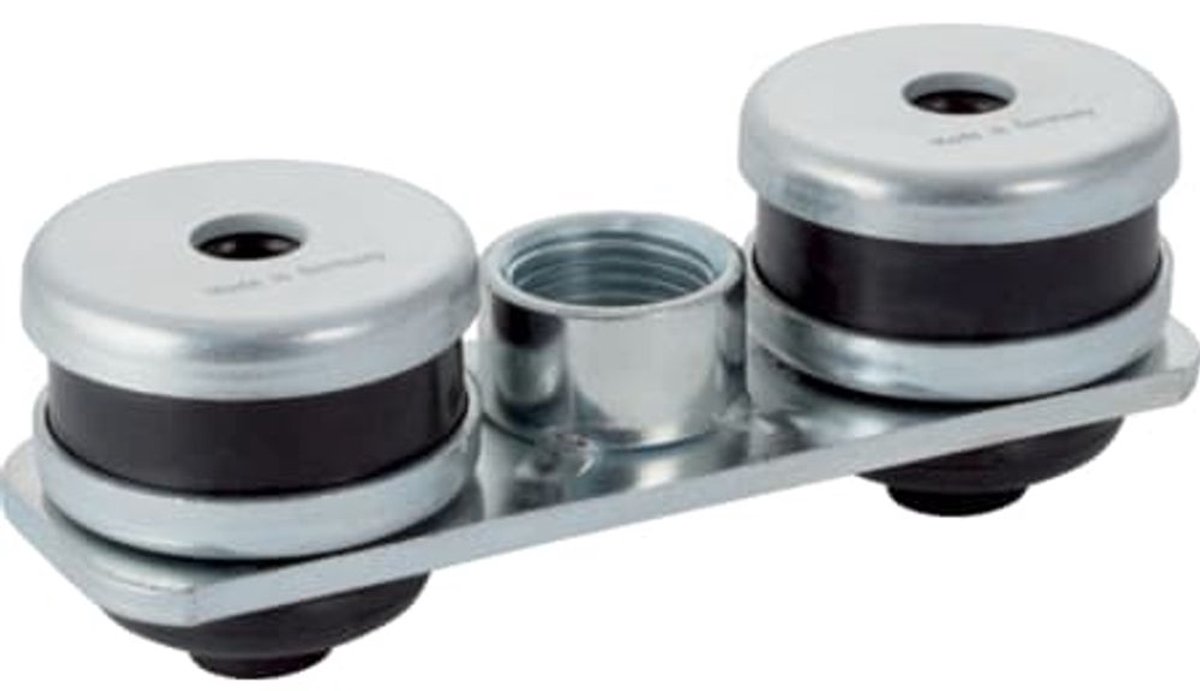 Geberit Set Grondplaat rechthoekig, twee gaten, met schroefbus G 1/2", 359.146.26.1