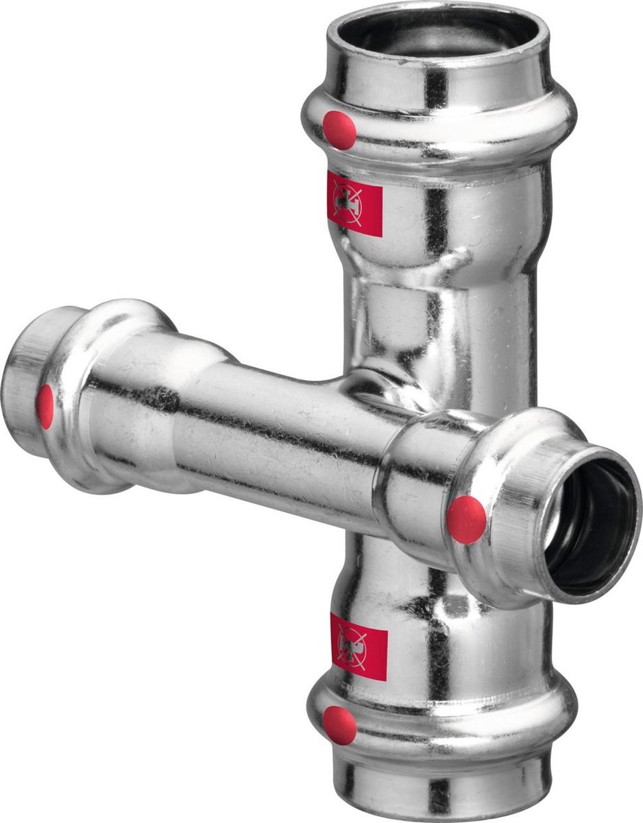 Viega Prestabo kruisstuk 90 gr. 1148 28x15x28x15 mm, verzinkt