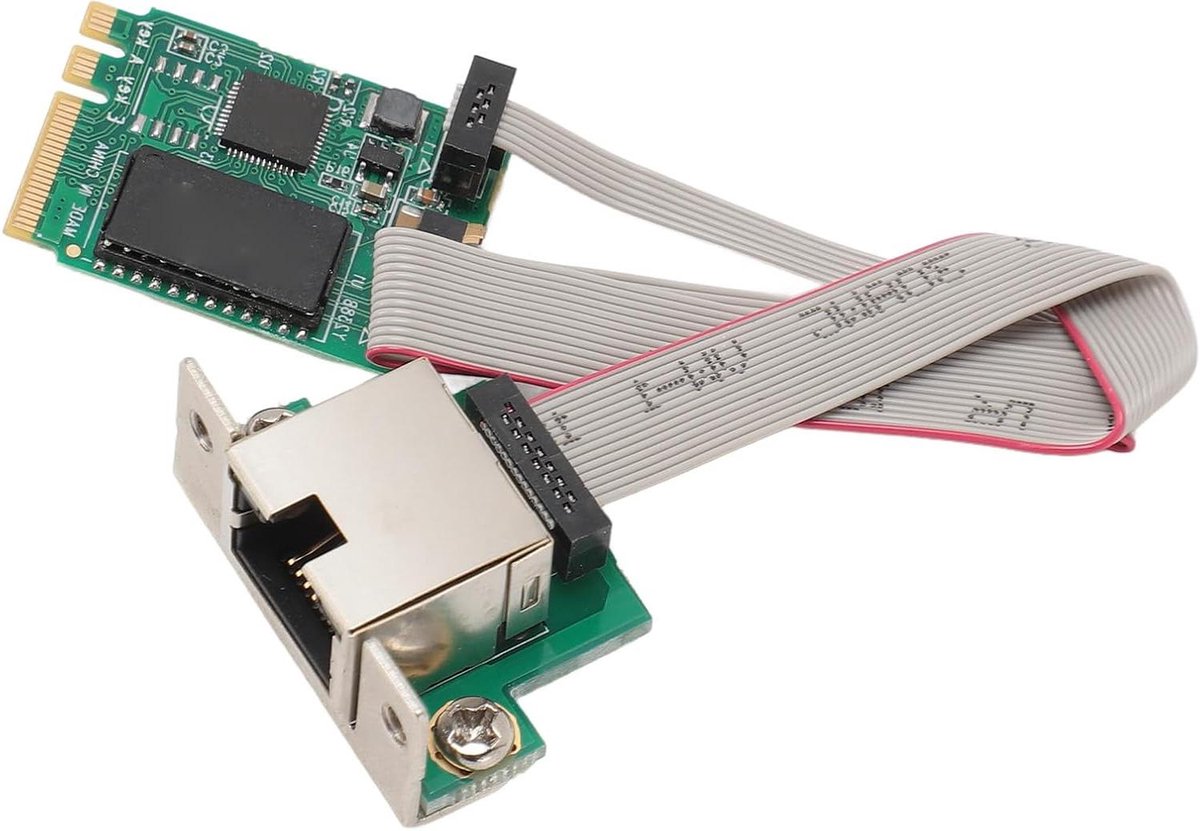 Netwerkkaart - Gigabit Adapter - Sneller Internet - 25G Snelheid - M.2 Interface - Groen