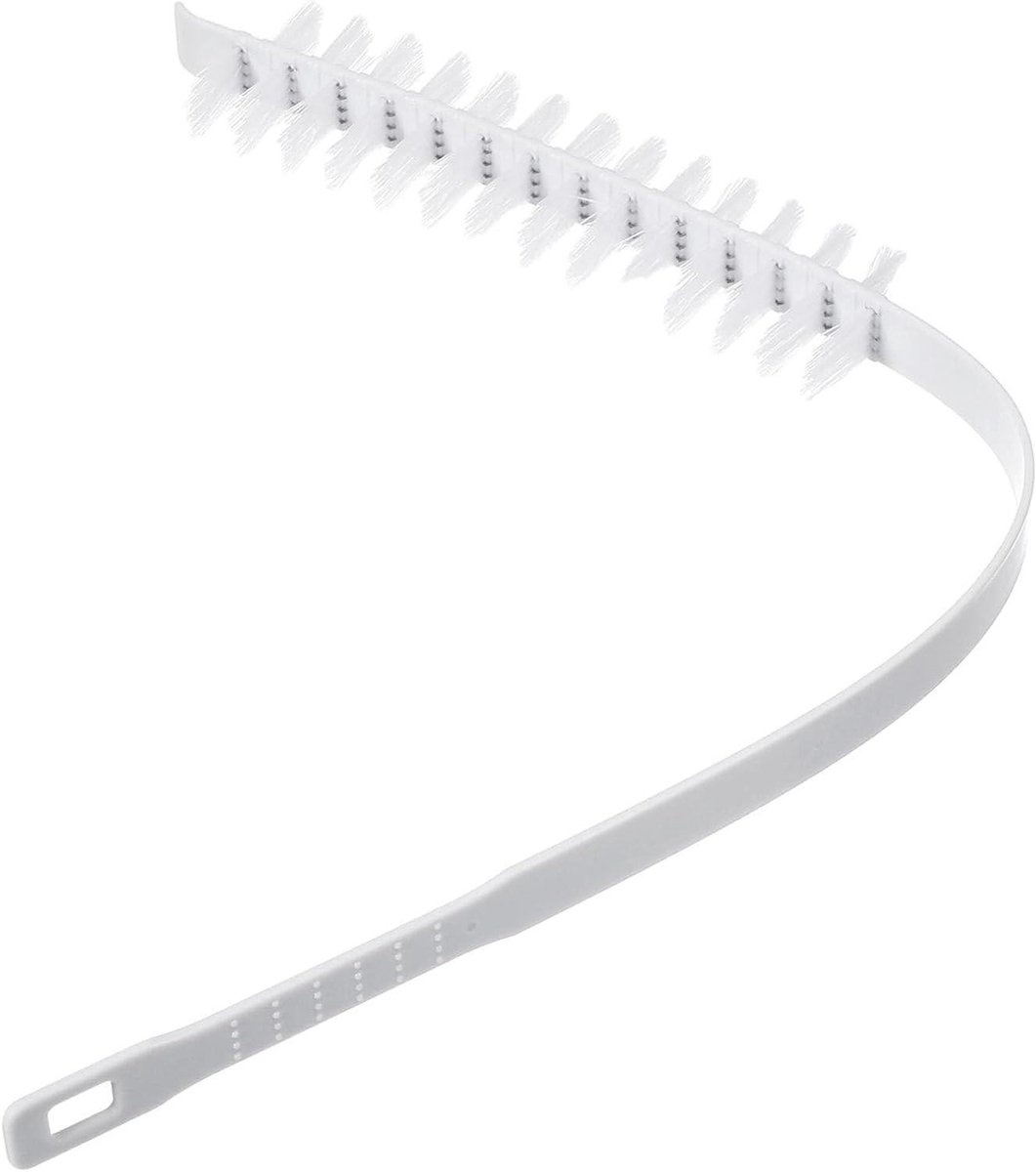 Wasdrum Borstel - Reinigingsborstel Machine - Wasmachine Onderhoud - Verwijdert Vuil Efficiënt - 60 x 4.5 cm - Wit