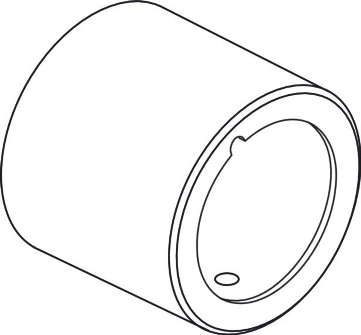 Ideal Standard Afdekkap voor Therm.-Kart.BS2 Easy-Box Chroom, A962391AA