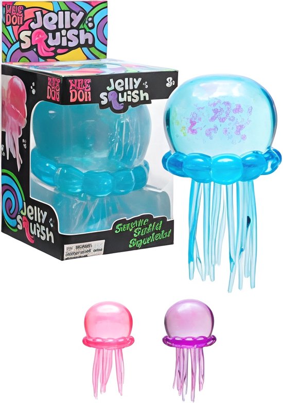 Jellyfish NeeDoh – Knijpbare Stress Jelly