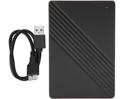 Externe Harde Schijf - Draagbare Opslag - Bestanden Opslaan - Ultradun Aluminium Paneel - 1 TB - Zwart
