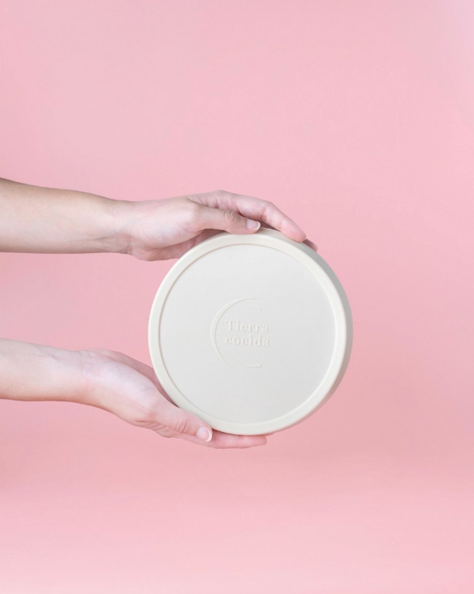 Deksel Groot - Beige - Raspplaat - Herbruikbare siliconen deksel voor rasp bord - bordjes - BPA- vrij