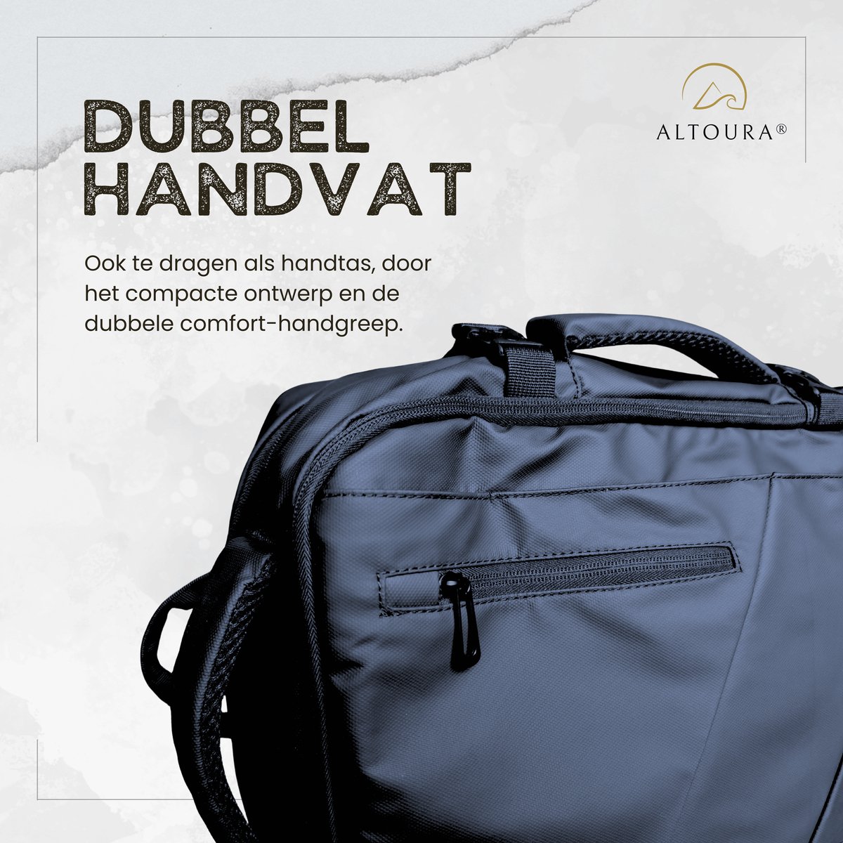 Altoura® TravelMate - Backpack - Waterafstotend - 60% Uitbreidbaar - Premium Rugtas - 60 Liter - Reistas - Handbagage - Schooltas - Dames/Heren - Waterdichte Rugzak - Travel Bag – foto 2