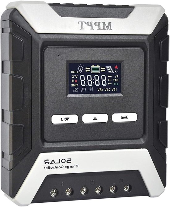 Laadregelaar, MPPT Solar Laadregelaar 12V 24V 48V 20A 30A 40A 50A 60A Zonnepaneelregelaar(50A)