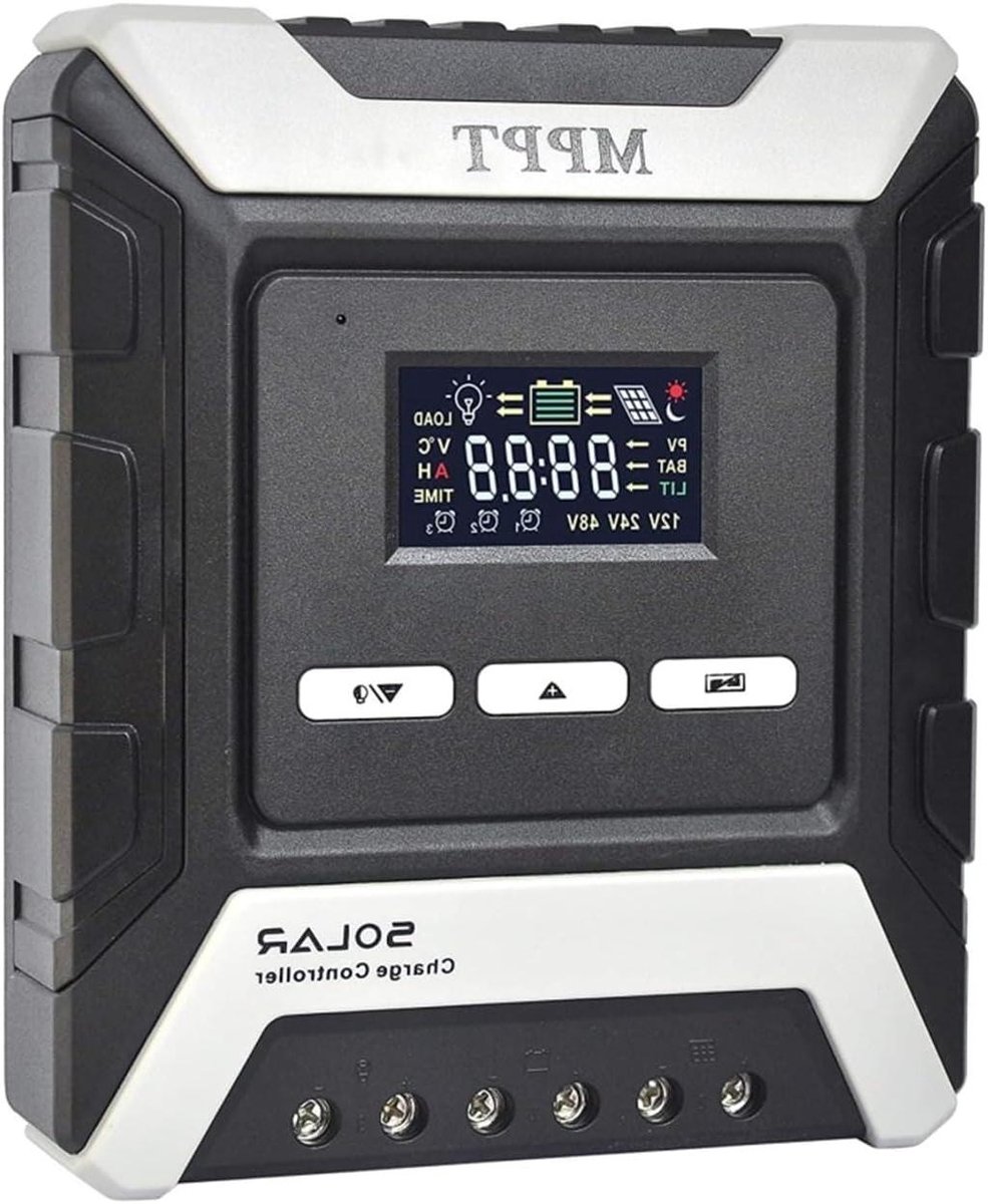 Laadregelaar, MPPT Solar Laadregelaar 12V 24V 48V 20A 30A 40A 50A 60A Zonnepaneelregelaar(50A)