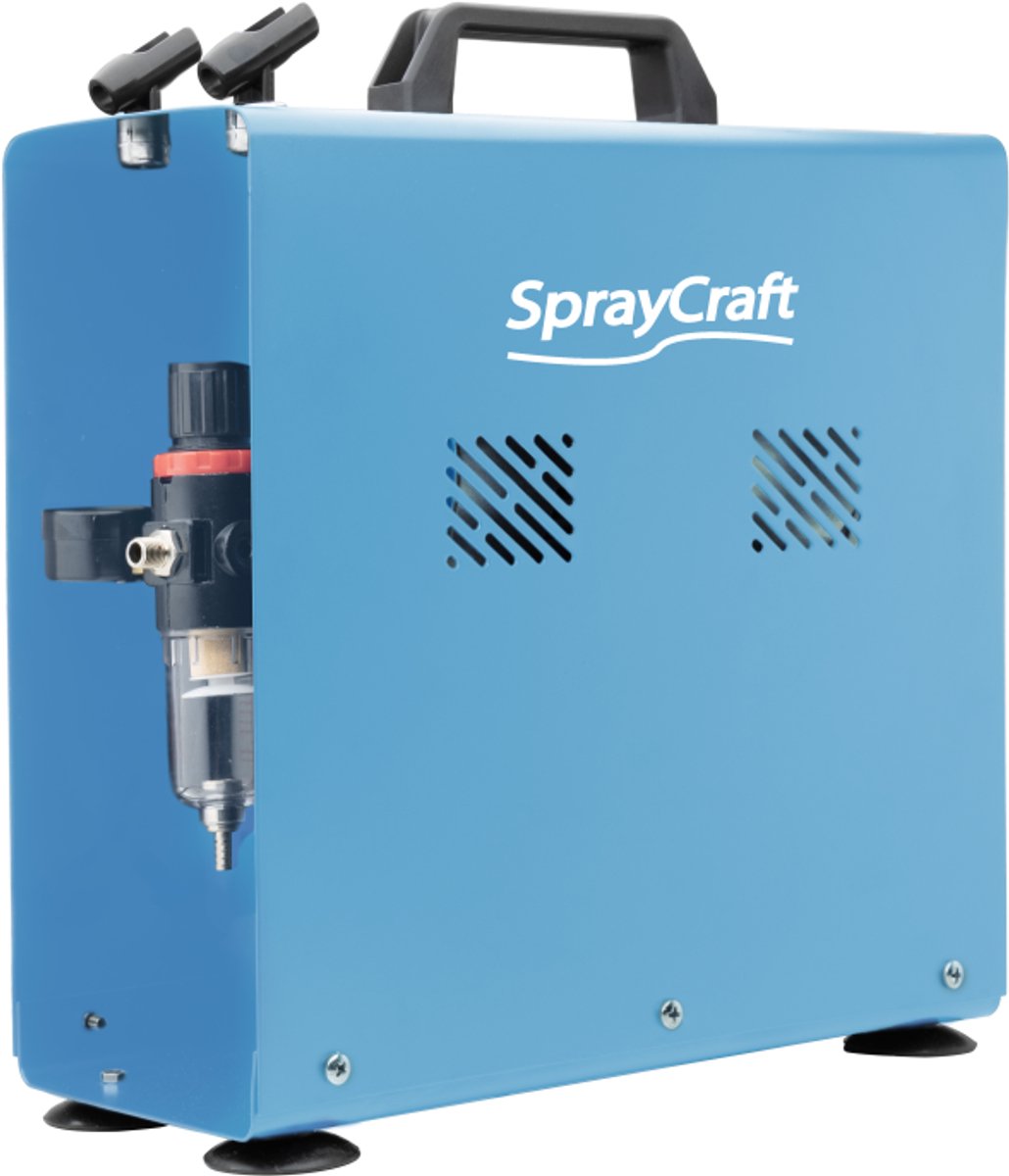 Model Craft Airbrushset - SP2200 SprayCraft - Pro Airbrush Compressor voor Hobby en Modelbouw Compressor