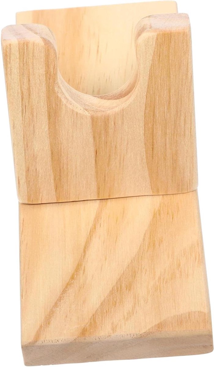 Lijmpistool Ondersteuning - Houten Opbergrek - Creatieve Projecten - Stabiele Plaatsing - 20 x 8 cm - Willekeurig